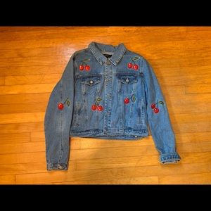 Cherry Denim Jacket